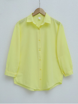 Boyfriend Shirt -Yellow